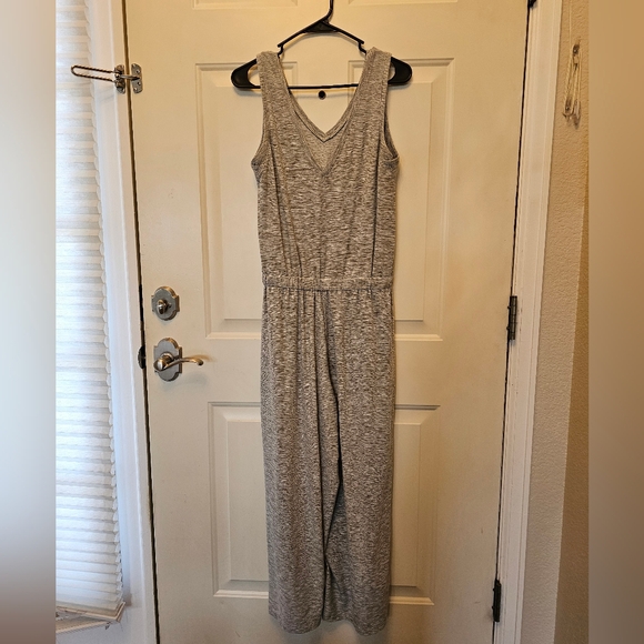 Old Navy Active Women's Heather Gray Wide Leg Jumpsuit - Size Small - Picture 2 of 5